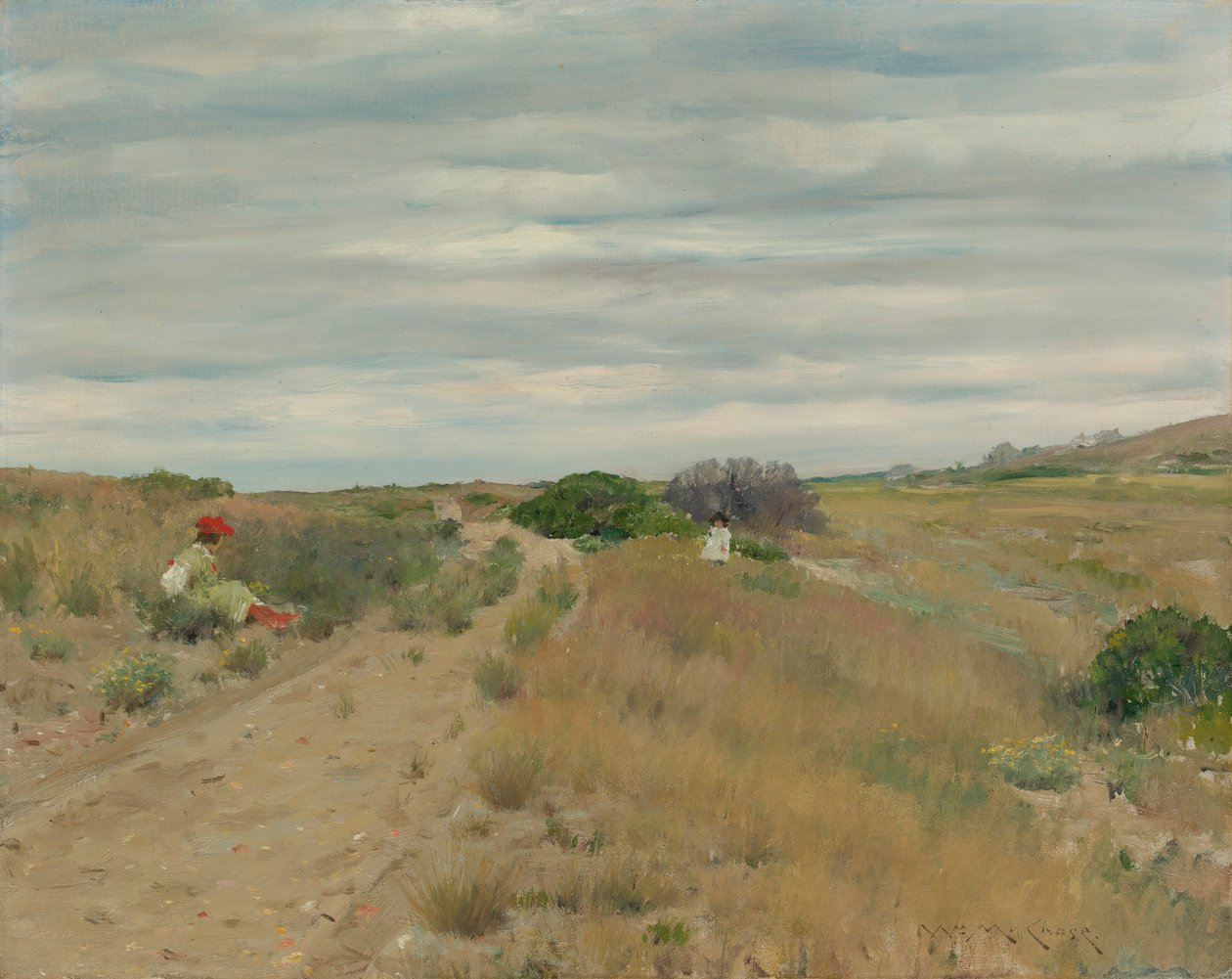 Stará písečná cesta od William Merritt Chase