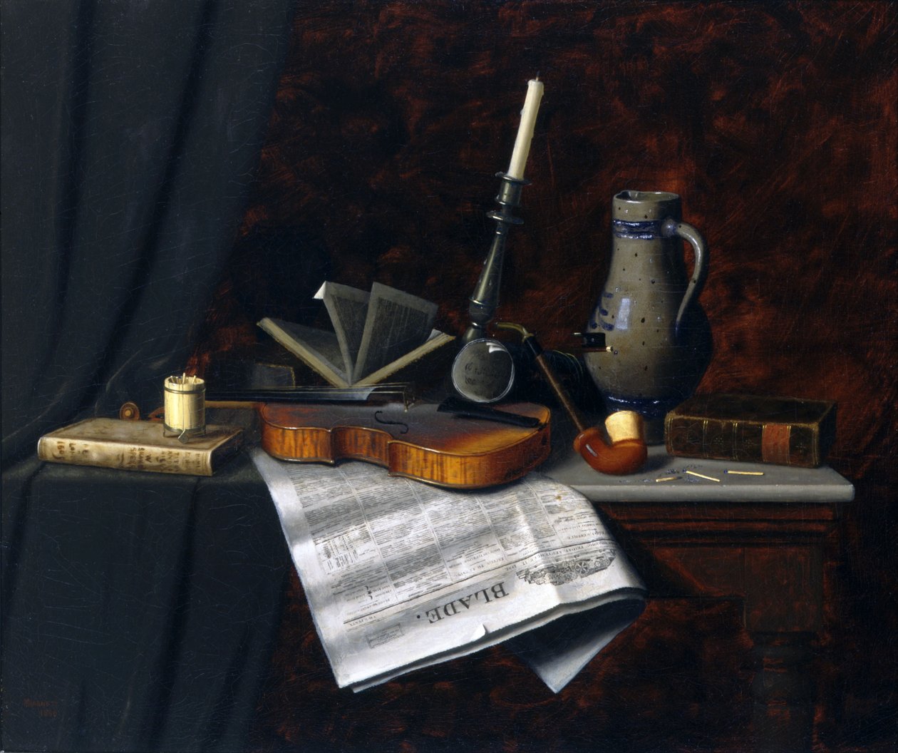 Zátiší s čepelí Toledo od William Michael Harnett