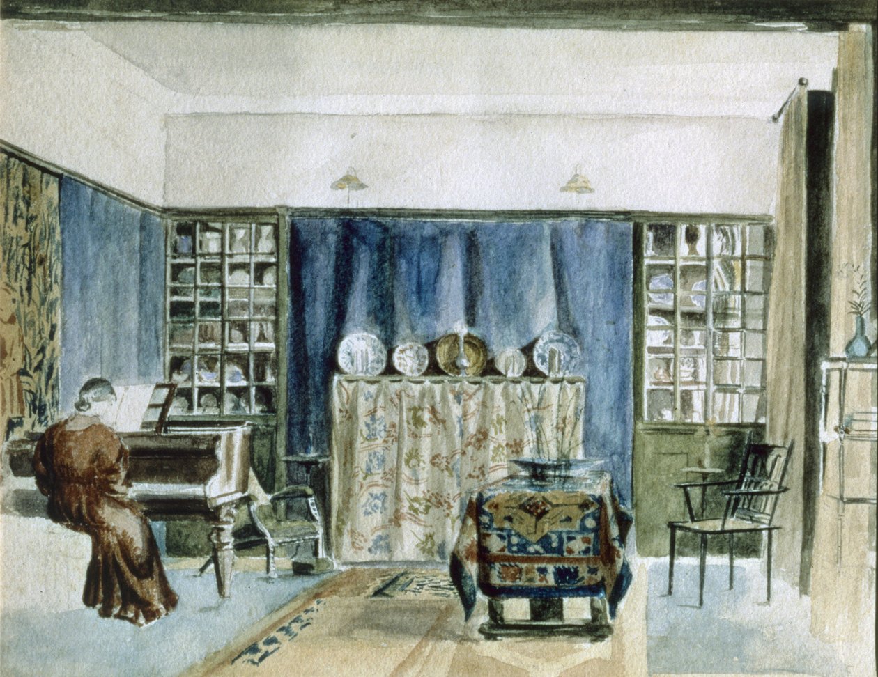 Interiér Kelmscott Manor od William Morris