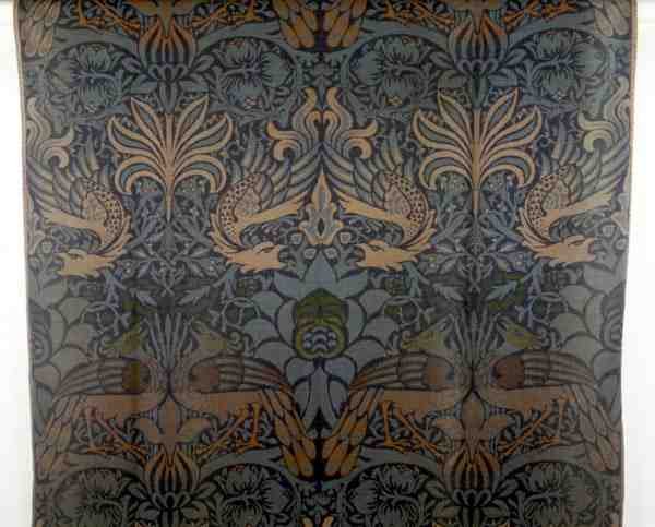 Páv a drak, 1878 (tkaná vlna) (podrobnosti viz 136479) od William Morris