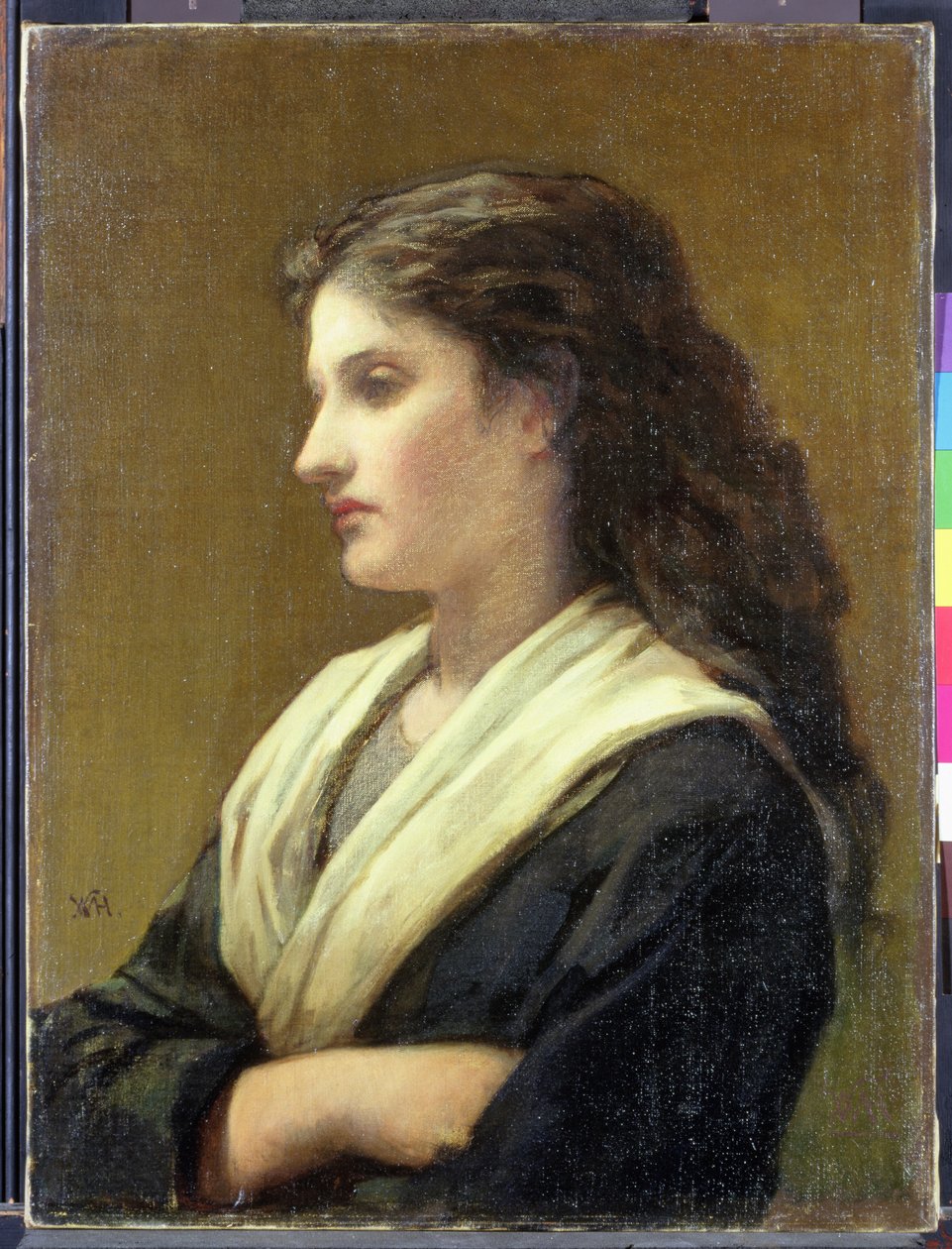 Studie ženské hlavy: Ideální hlava ženy, 1872 od William Morris