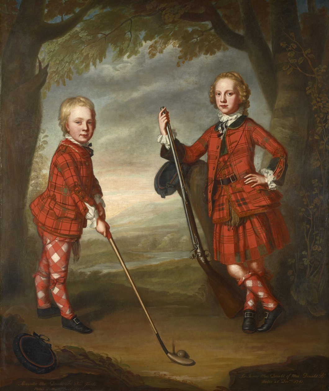 Sir James Macdonald a Sir Alexander Macdonald od William Mosman