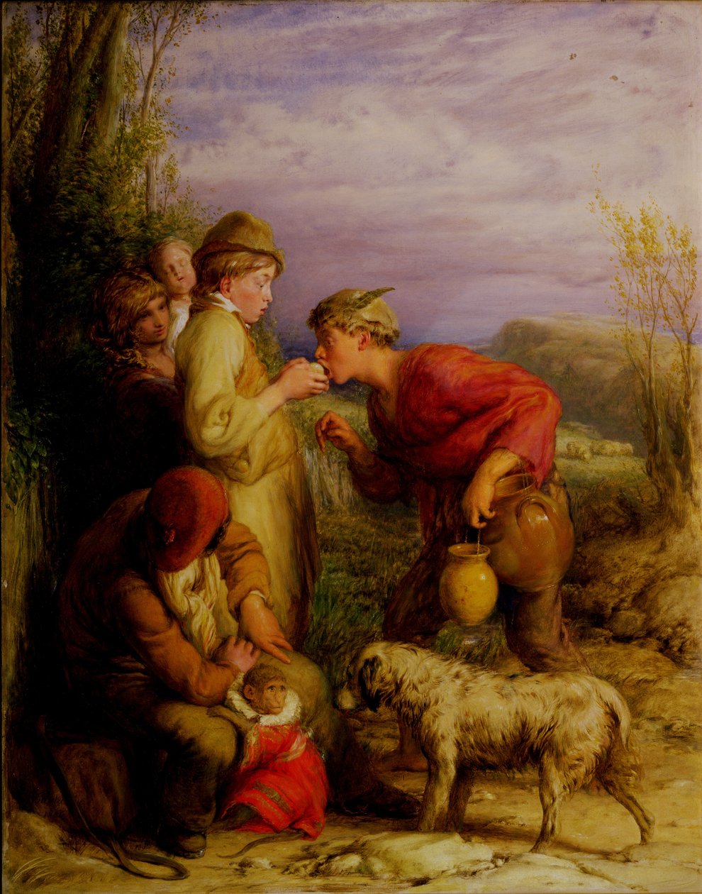 Dávat sousto od William Mulready