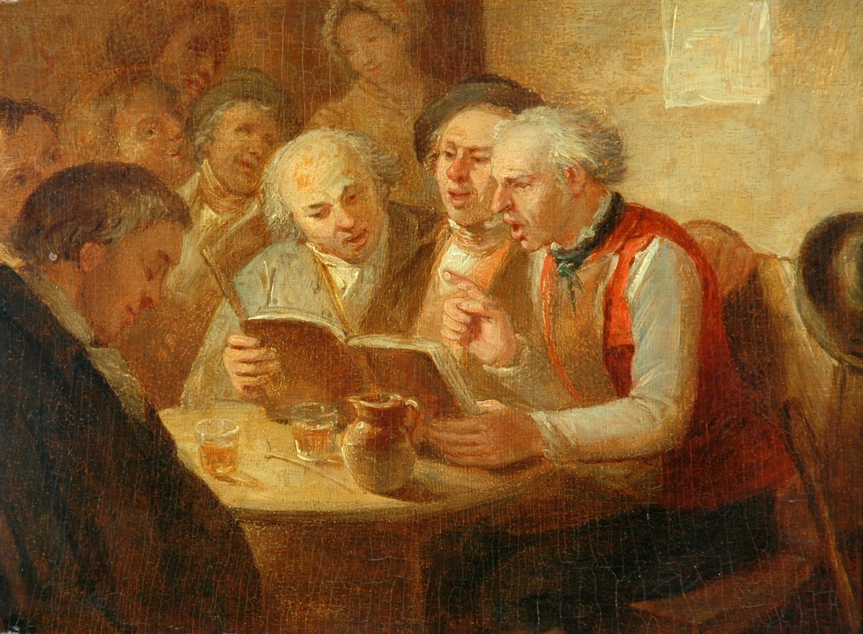 Zkouška (olej na dřevěné desce) od William Mulready