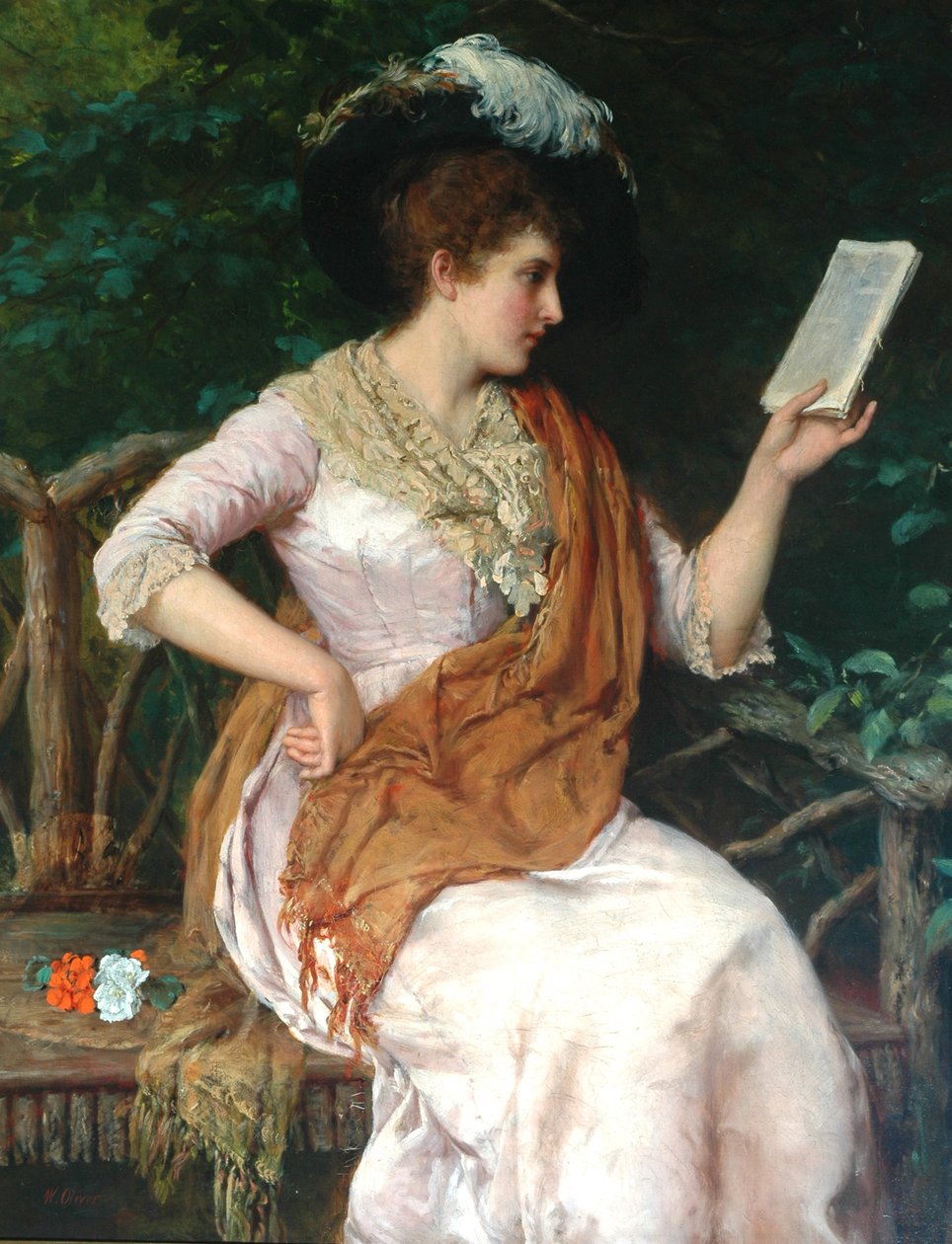Portrét dámy od William Oliver