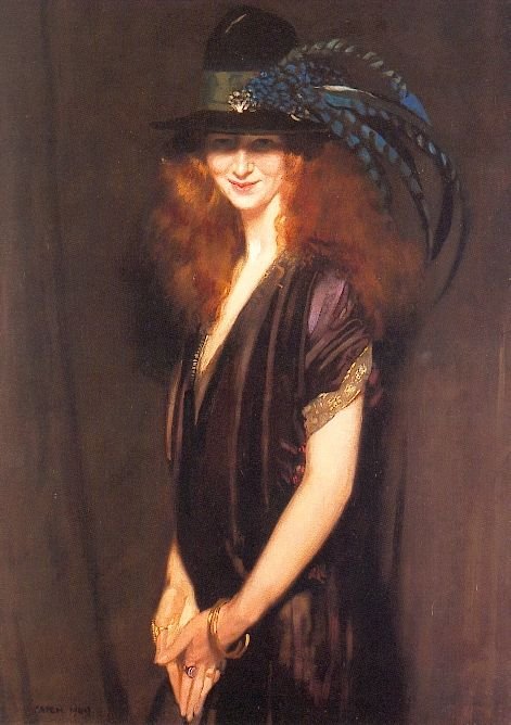 Bridgit - obrázek slečny Elvery Beatrice Elvery od William Orpen