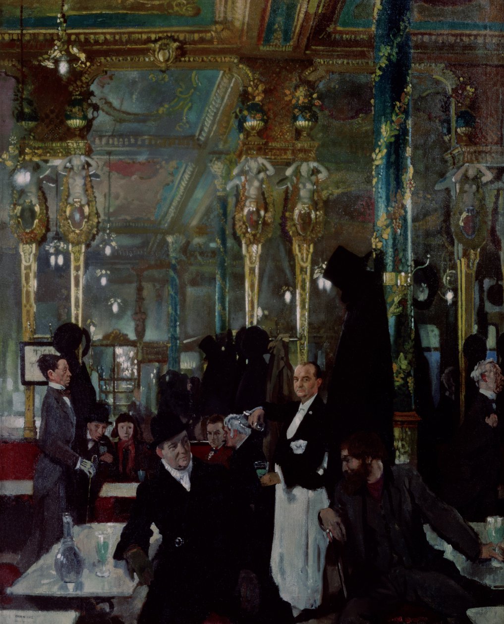 Cafe Royal, Londýn, 1912 od William Orpen
