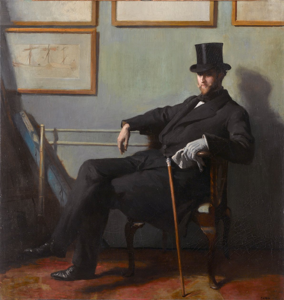 Portrét Herberta Barnarda Johna Everetta od William Orpen