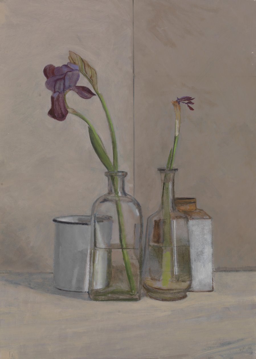 Irises White Cans, 2006 od William Packer