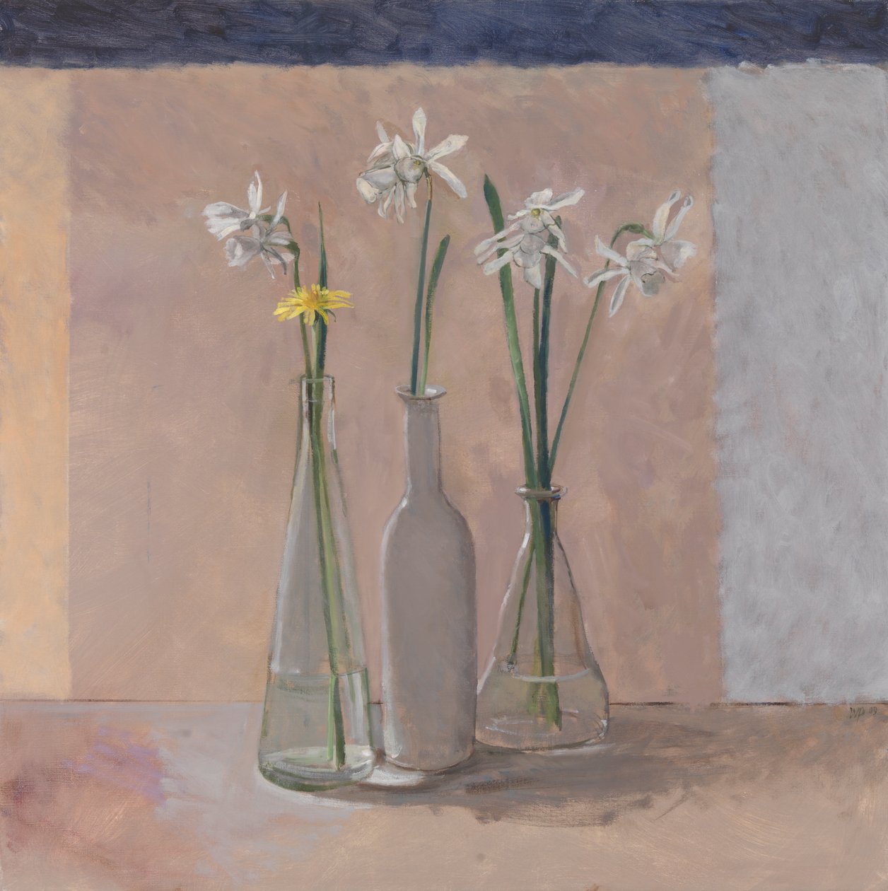 White Daffs & Dandelion, 2009 od William Packer