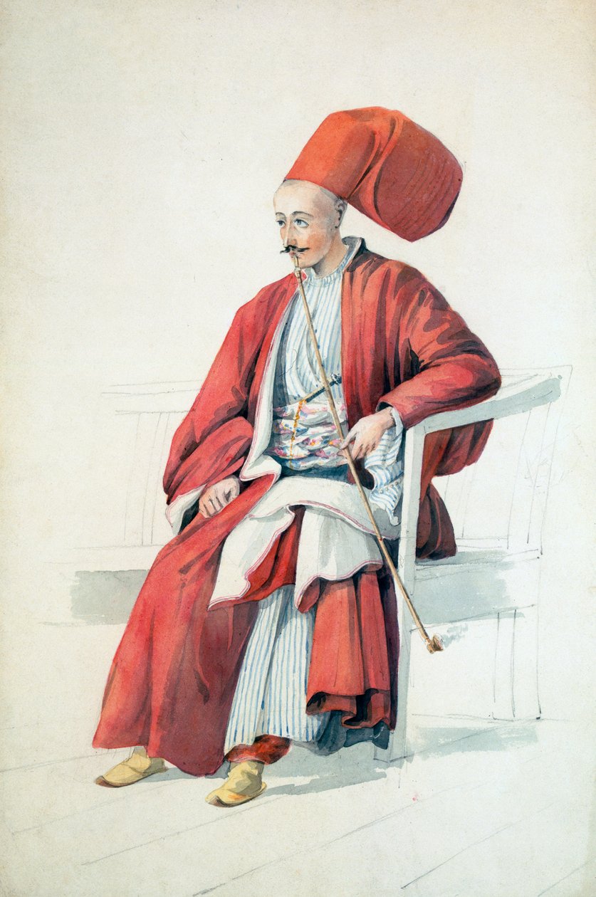 Soudní úředník nebo sluha sultána, kolem roku 1810 od William Page