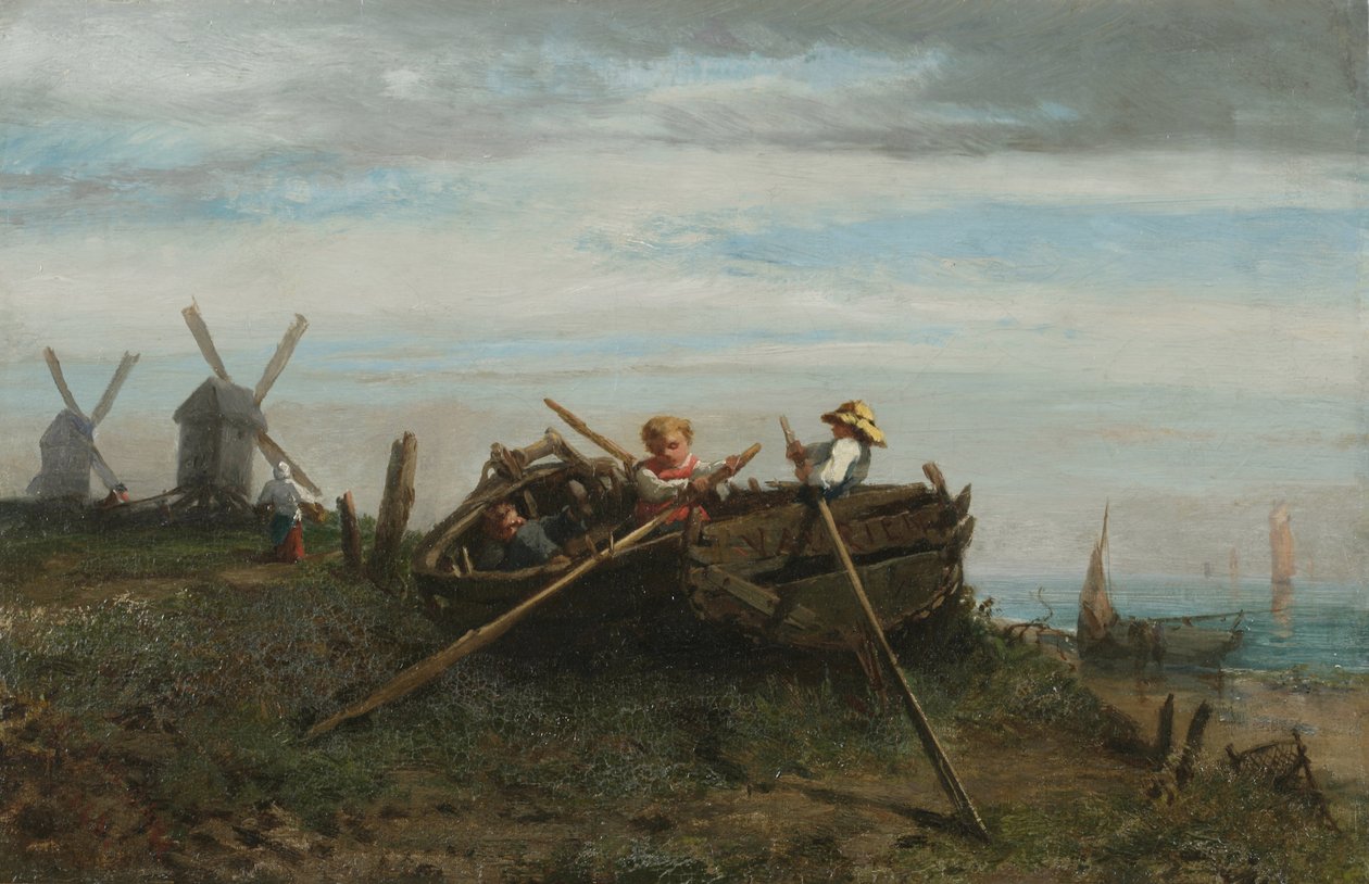 Admirálové v embryu (olej na plátně) od William Parsons Winchester 1833 1927 Dana