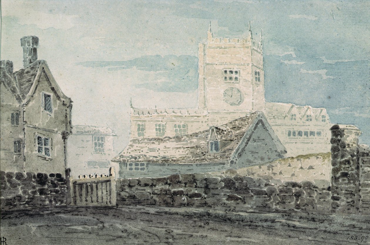 Škola, Shrewsbury (akvarel) od William Pearson