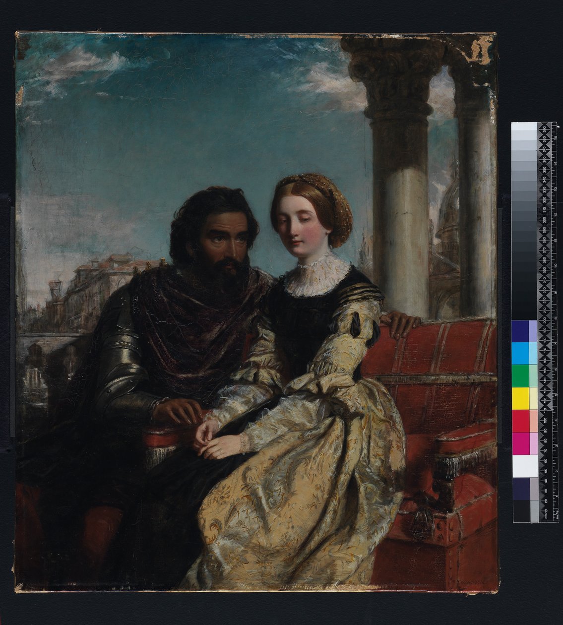 Othello a Desdemona, asi 184056 od William Powell Frith