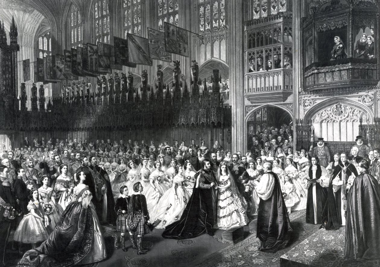 Sňatek prince z Walesu 10. března 1863 od William Powell Frith