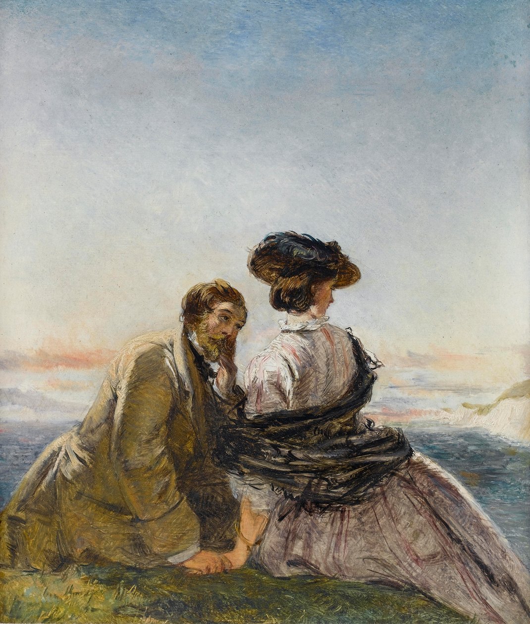 Milenci od William Powell Frith