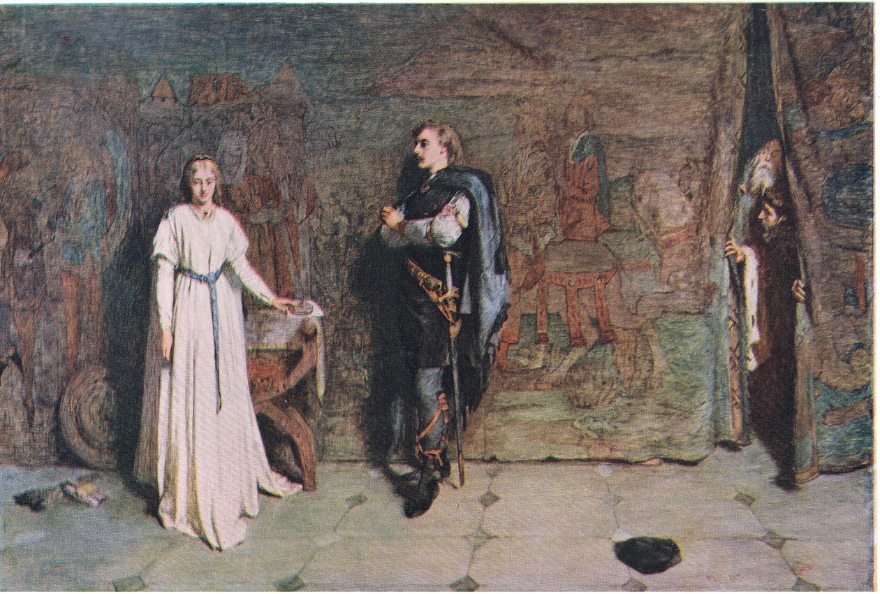 Hamlet a Ofélie od William Quiller Orchardson