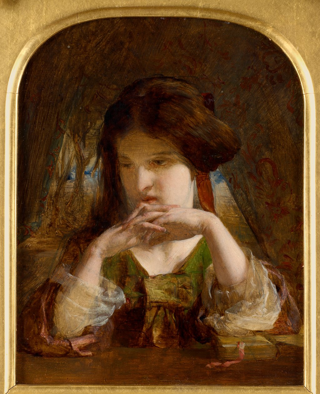 Meditace, kolem roku 1860 od William Quiller Orchardson
