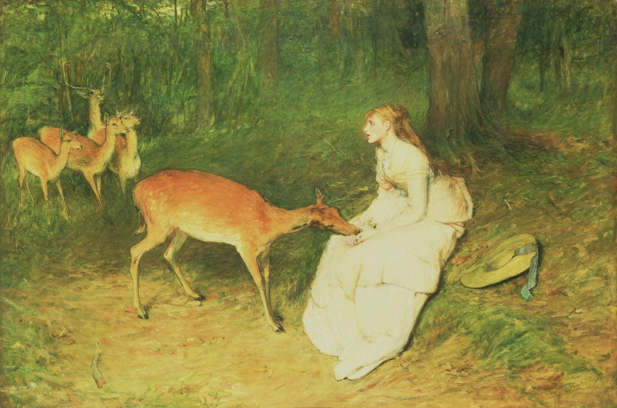 Lesní mazlíček, 1871 od William Quiller Orchardson