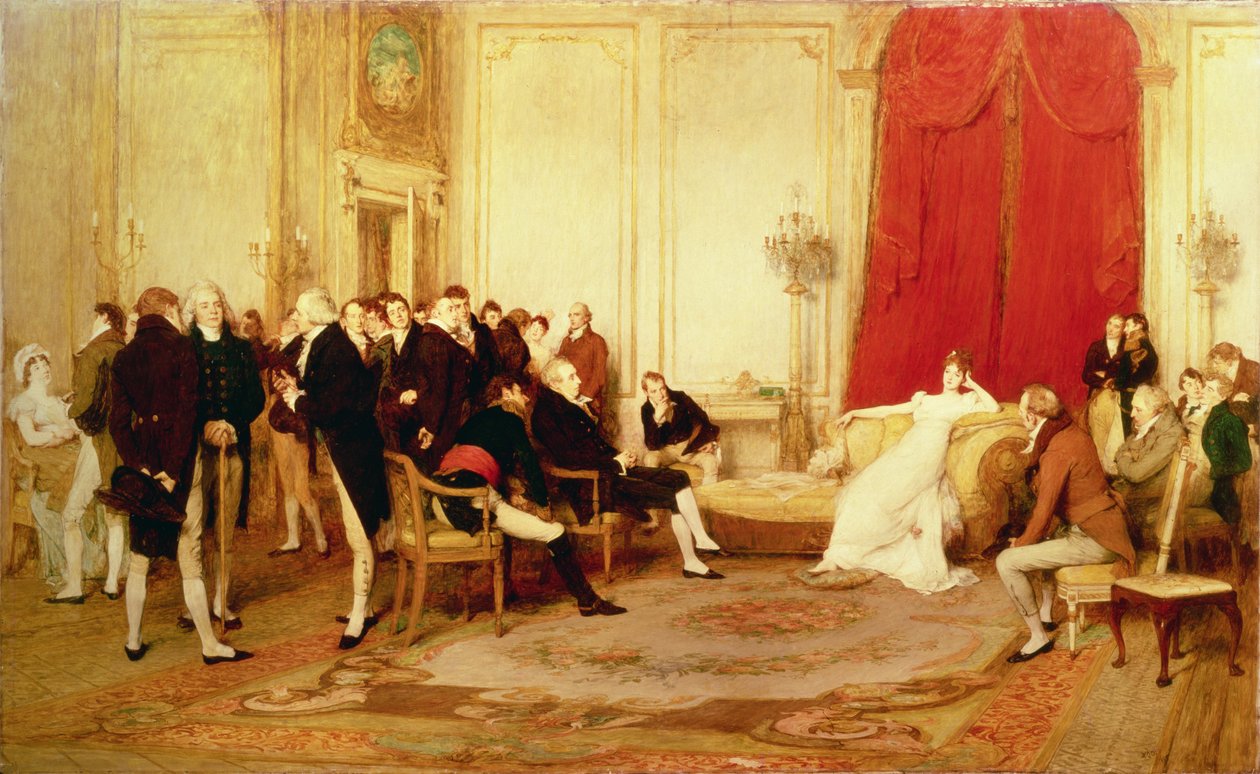 Salon Madame de Recamier od William Quiller Orchardson