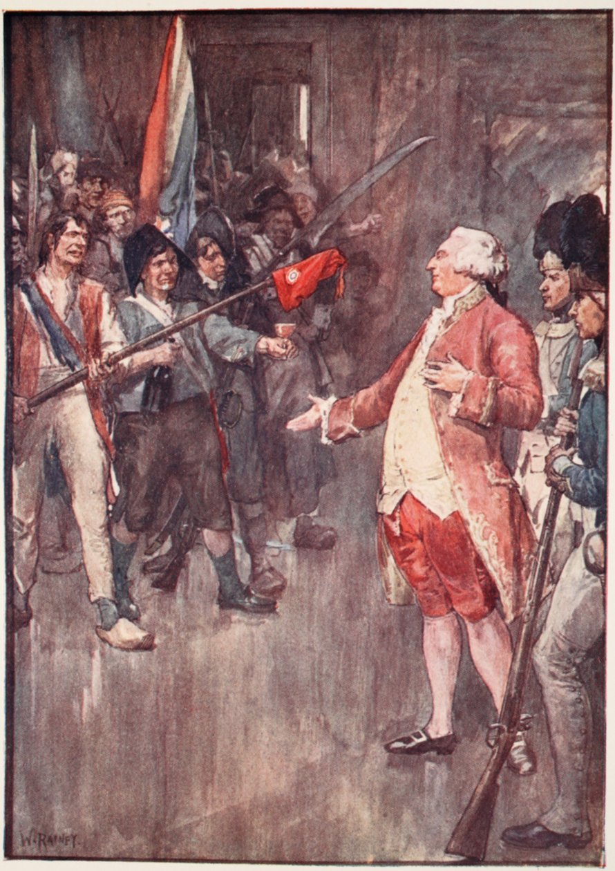 „Toto není čas ani místo dělat, jak si přejete“, deska z „Příběhu Francie“, od Mary MacGregor, 1920 (barevná litografie) od William Rainey