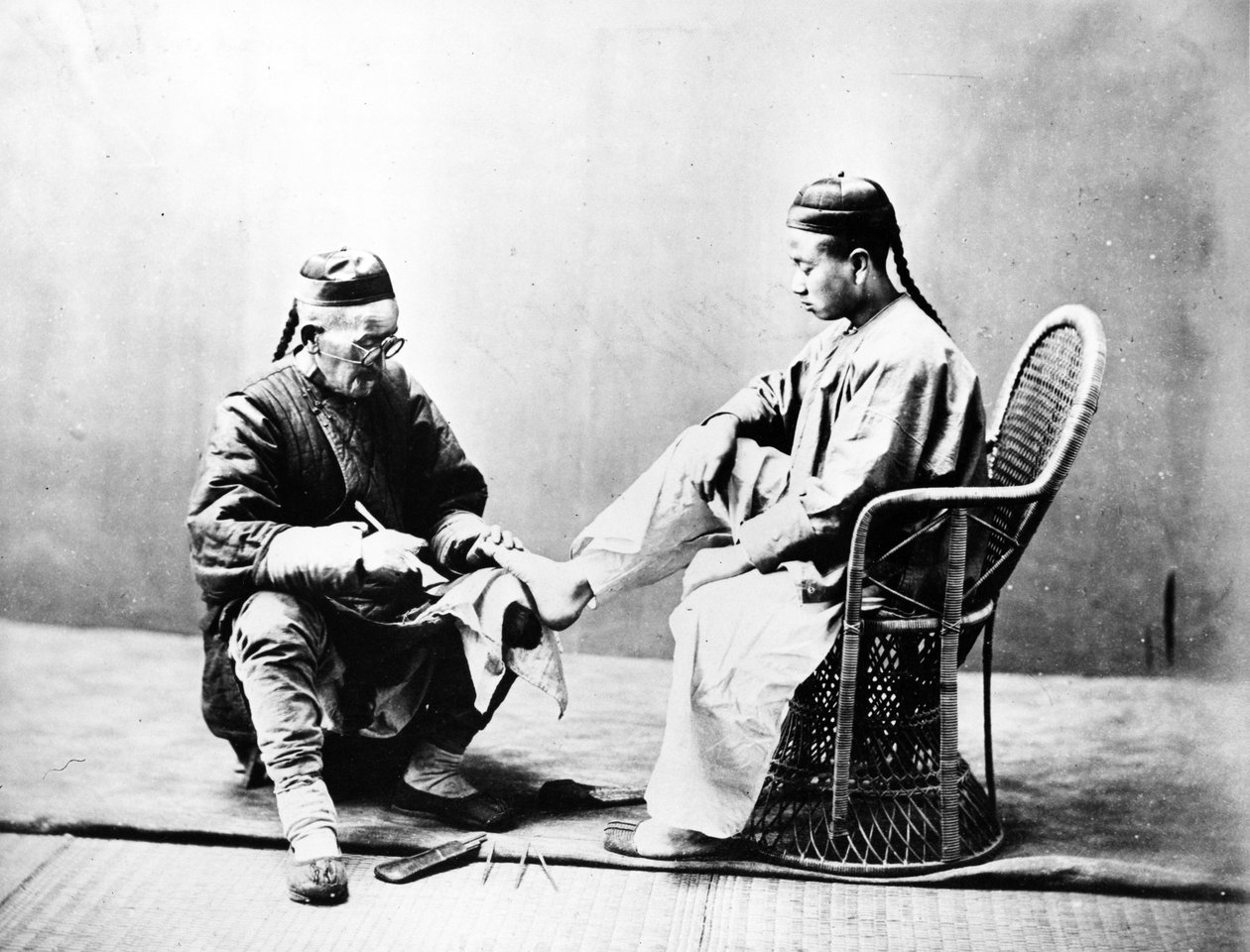 Pouliční řezačka kukuřice, kolem roku 1875 od William Saunders