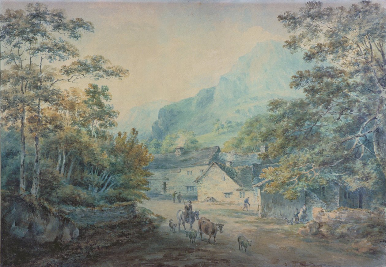 Vesnice Rydal, Westmorland od Rev. William Gilpin