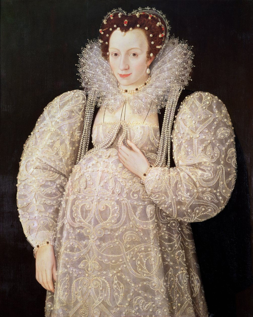 Neznámá dáma, cca 1595-1600 (panel) od William Segar