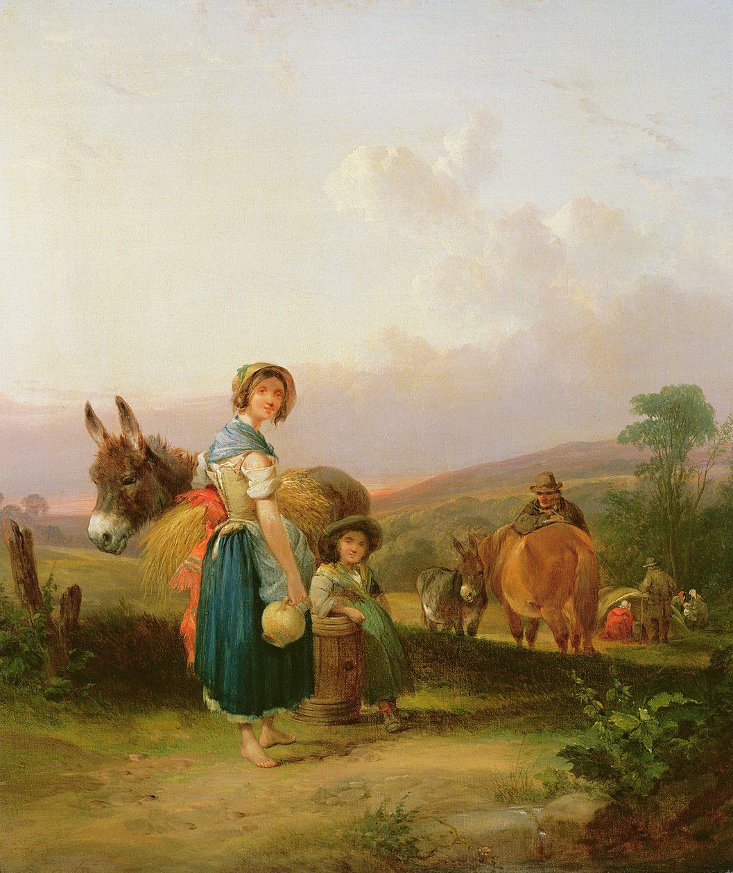 Cikáni, 1855 od William Shayer