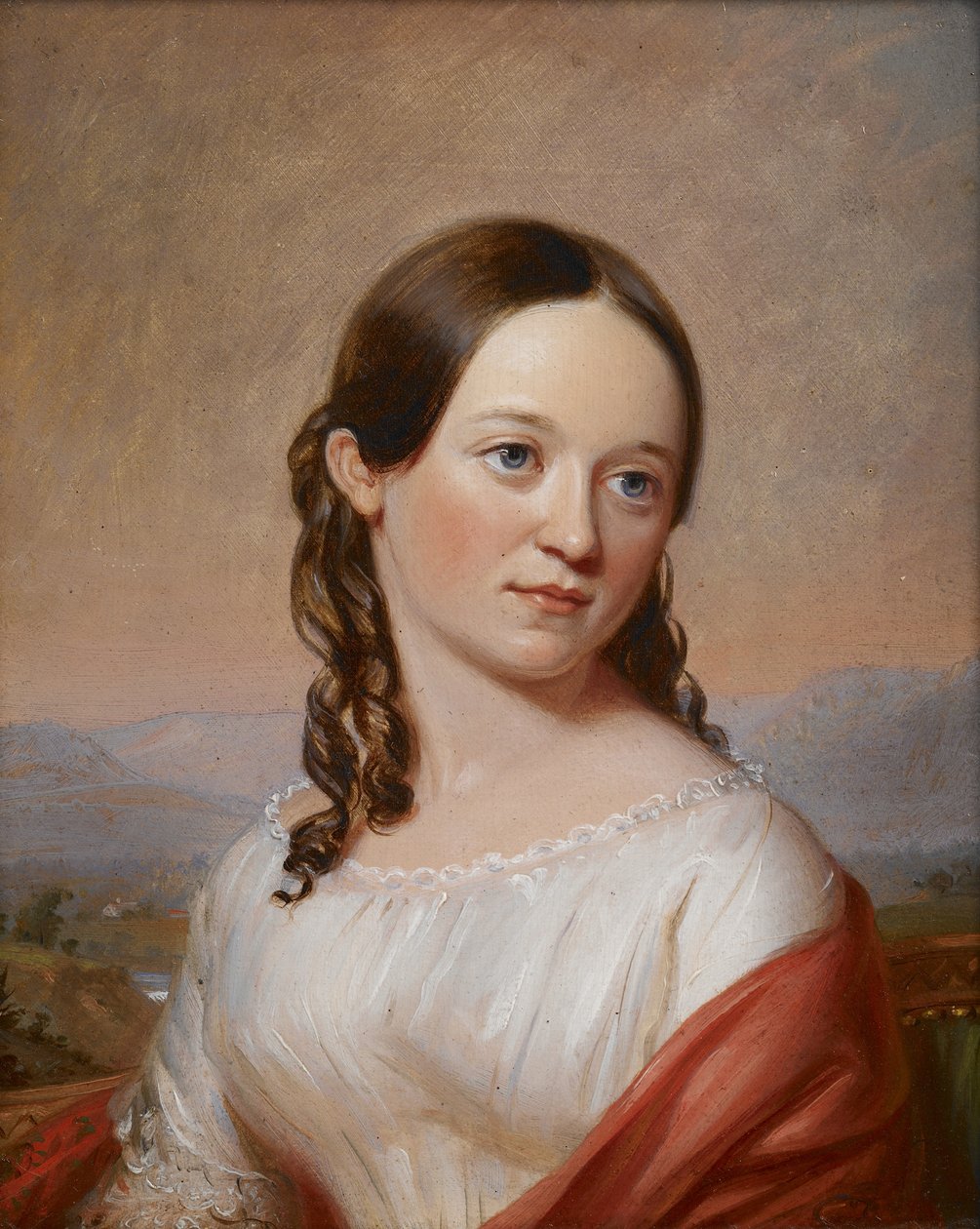 Portrét Julie Ann Seabury, 1846 od William Sidney Mount