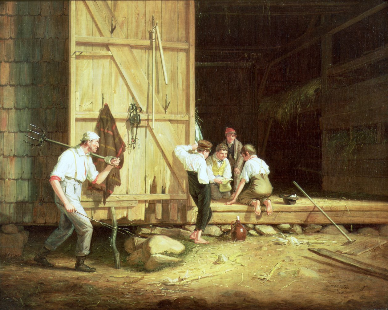 Záletní hráči, 1835 od William Sidney Mount