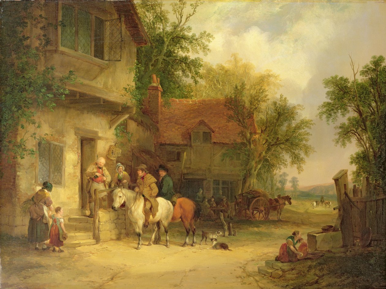A Woodside Inn, 1841 od William Snr. Shayer