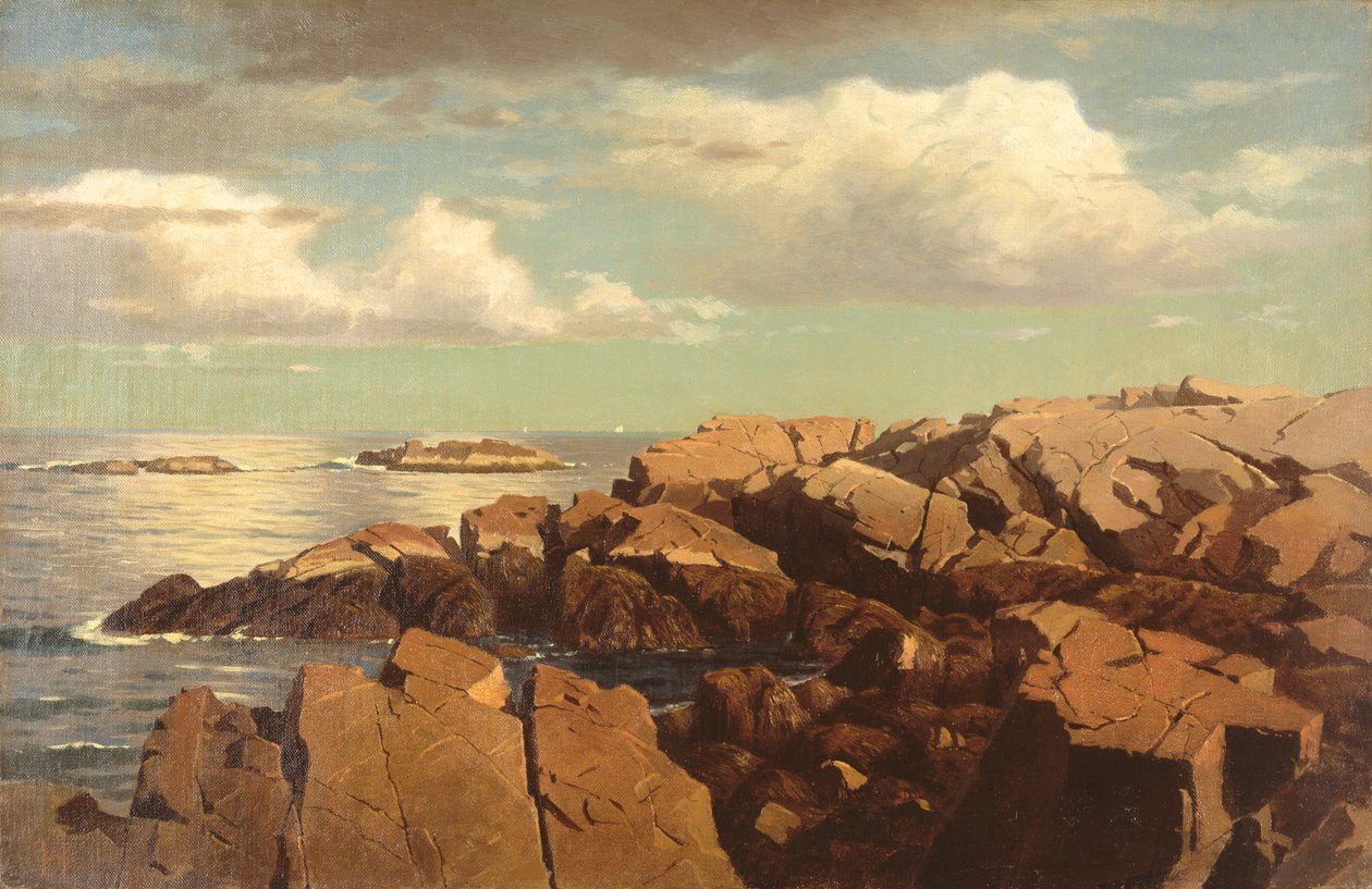 Po sprše, Nahant, Massachusetts, 1864 od William Stanley Haseltine