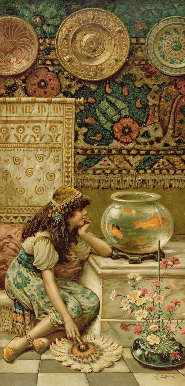 Zlatá rybka, z Hrušky výroční, Vánoce, 1893 od William Stephen Coleman