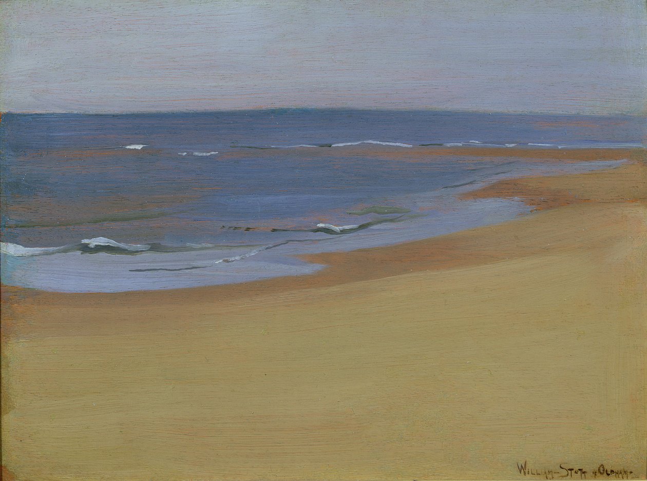 Tyrkysové moře (panel) od William Edward Stott