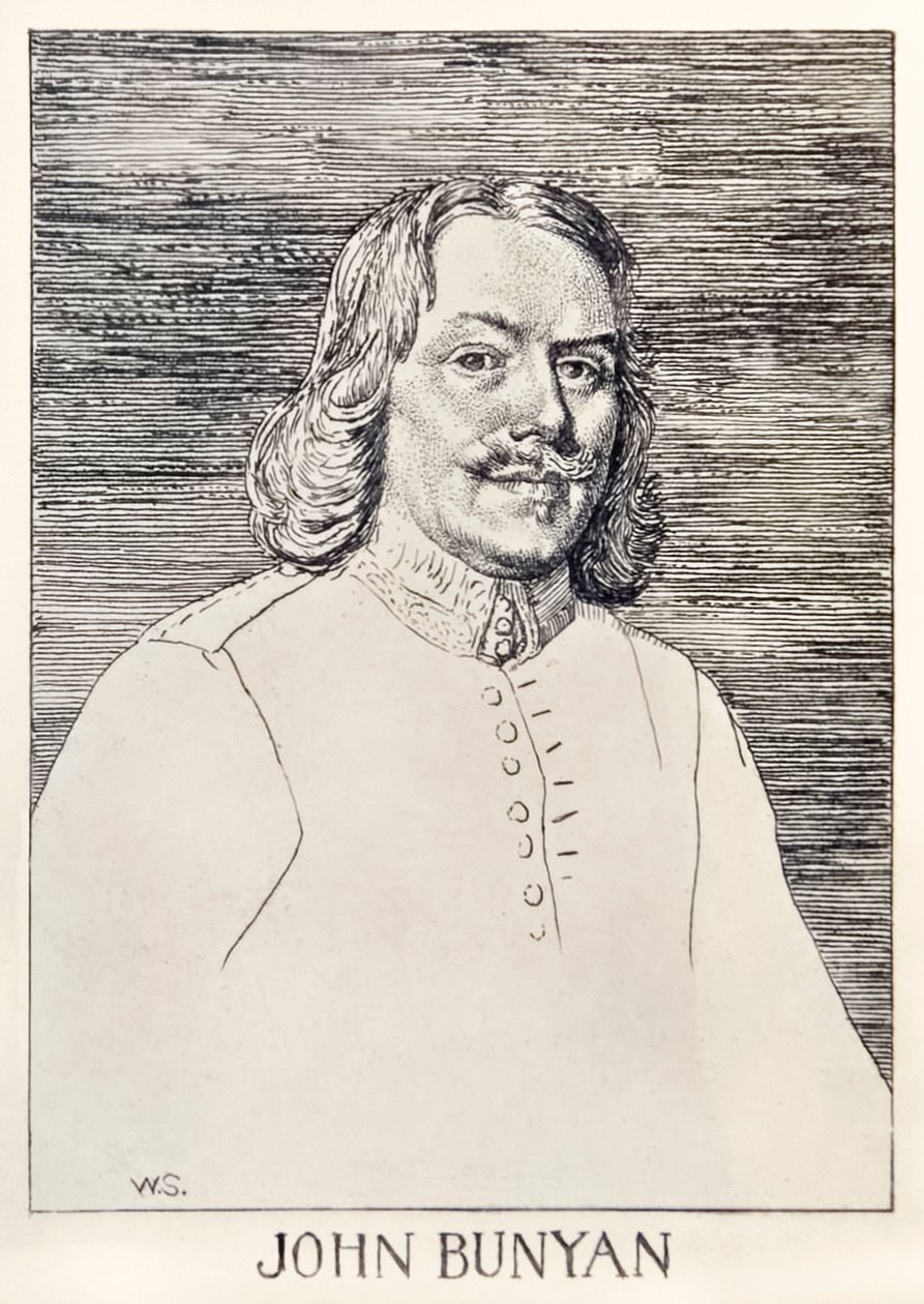 John Bunyan (1872-1919), autor knihy The Pilgrims Progress From This World, To That Who Is To Come, ilustrace William Strang (1859-1921) od William Strang