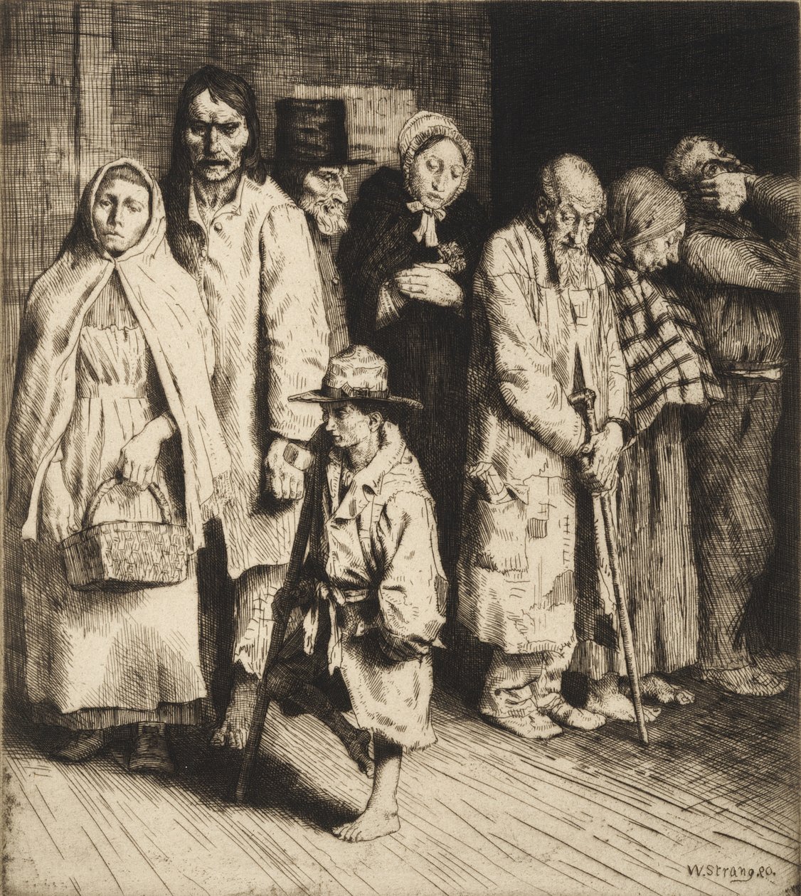 Příčina chudých od William Strang
