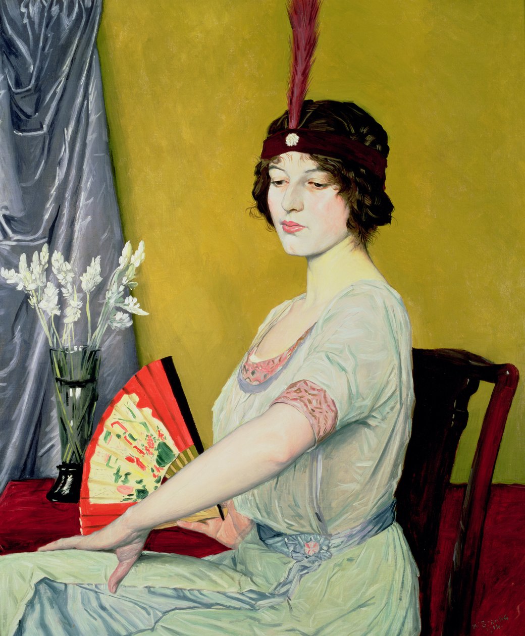 Japonský fanoušek, 1914 od William Strang