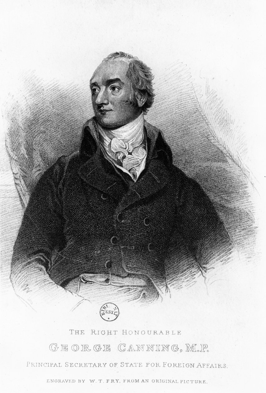 George Canning od William Thomas Fry