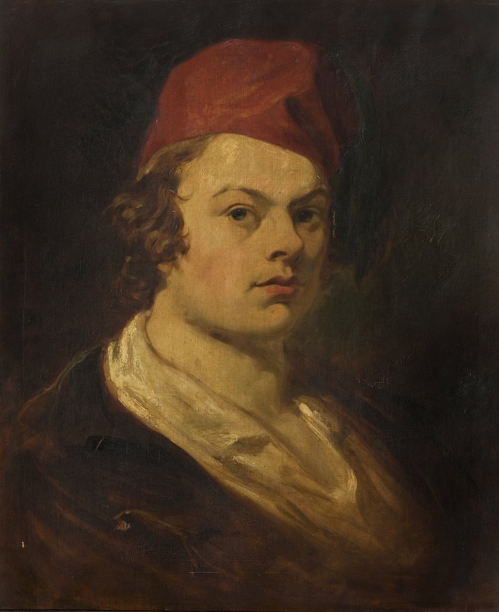 Portrét neznámého muže v červené čepici od William Thomas Roden