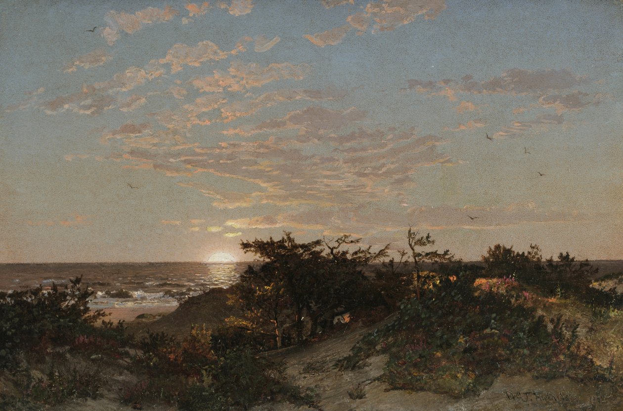 Krajina, 1862 (olej na kartonu) od William Trost Richards