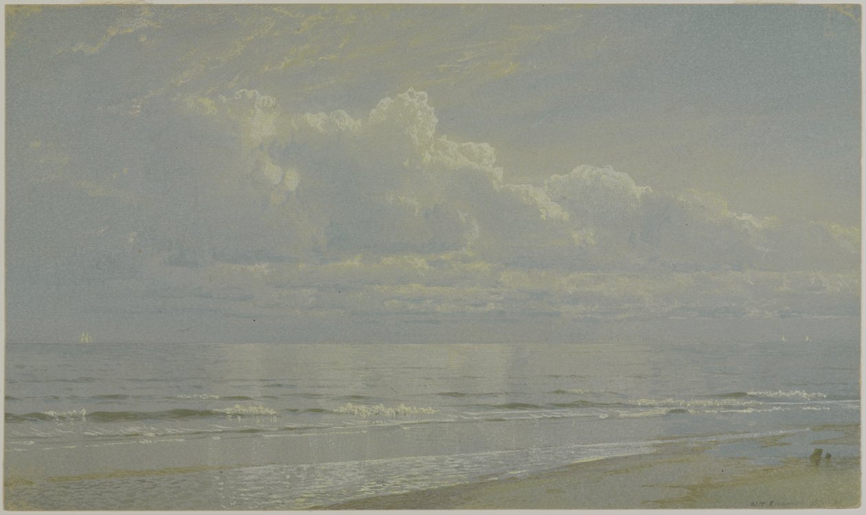 Thunderheads at Sea: The Pearl, 1871 (wc na papíře) od William Trost Richards