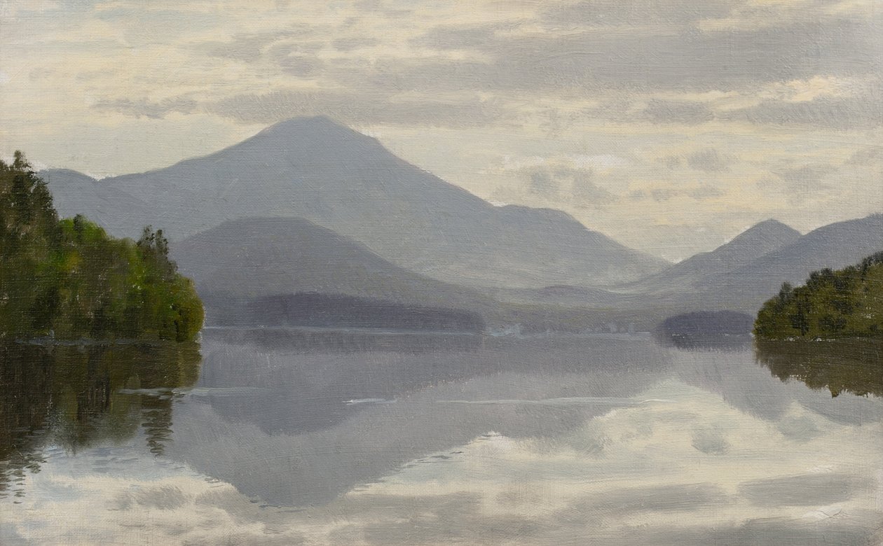 Whiteface Mountain, Lake Placid, kolem roku 1877 od William Trost Richards