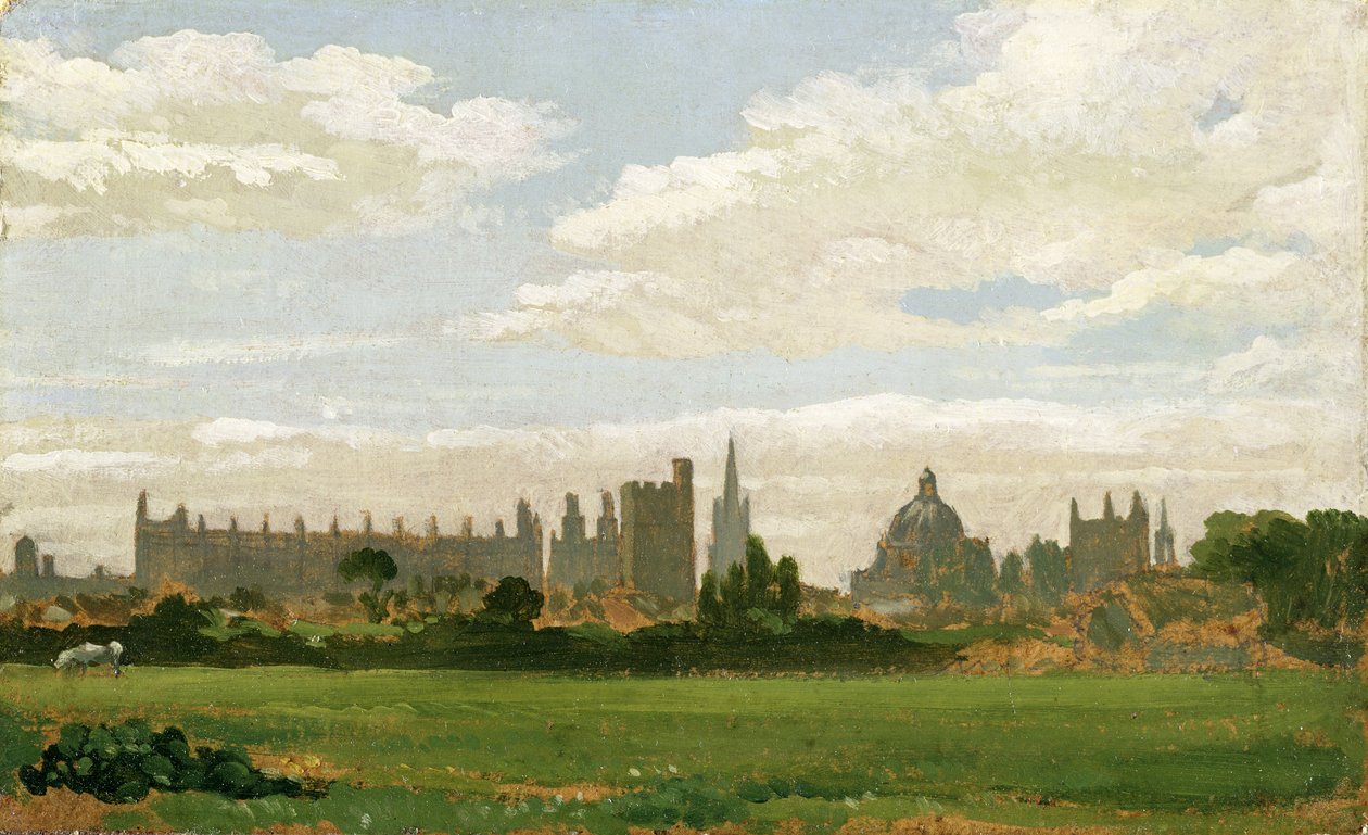 Pohled na Oxford (olej na desce) od Joseph Mallord William Turner