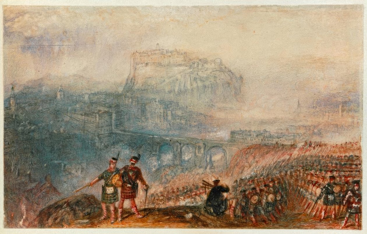 Edinburgh Castle: March of the Highlanders od Joseph Mallord William Turner