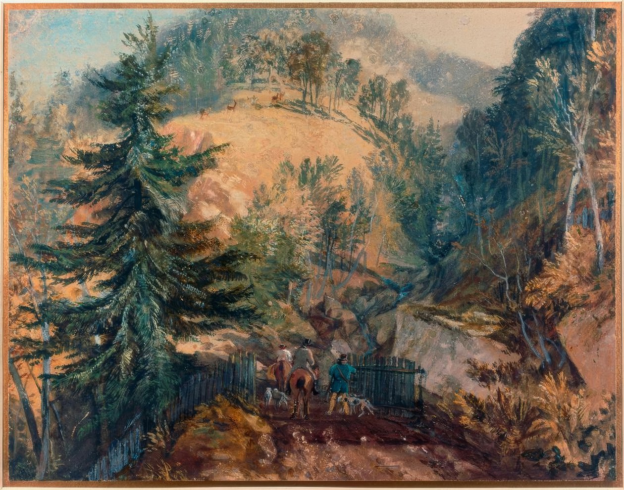Farney Hall, Otley: Jelení obora od Joseph Mallord William Turner