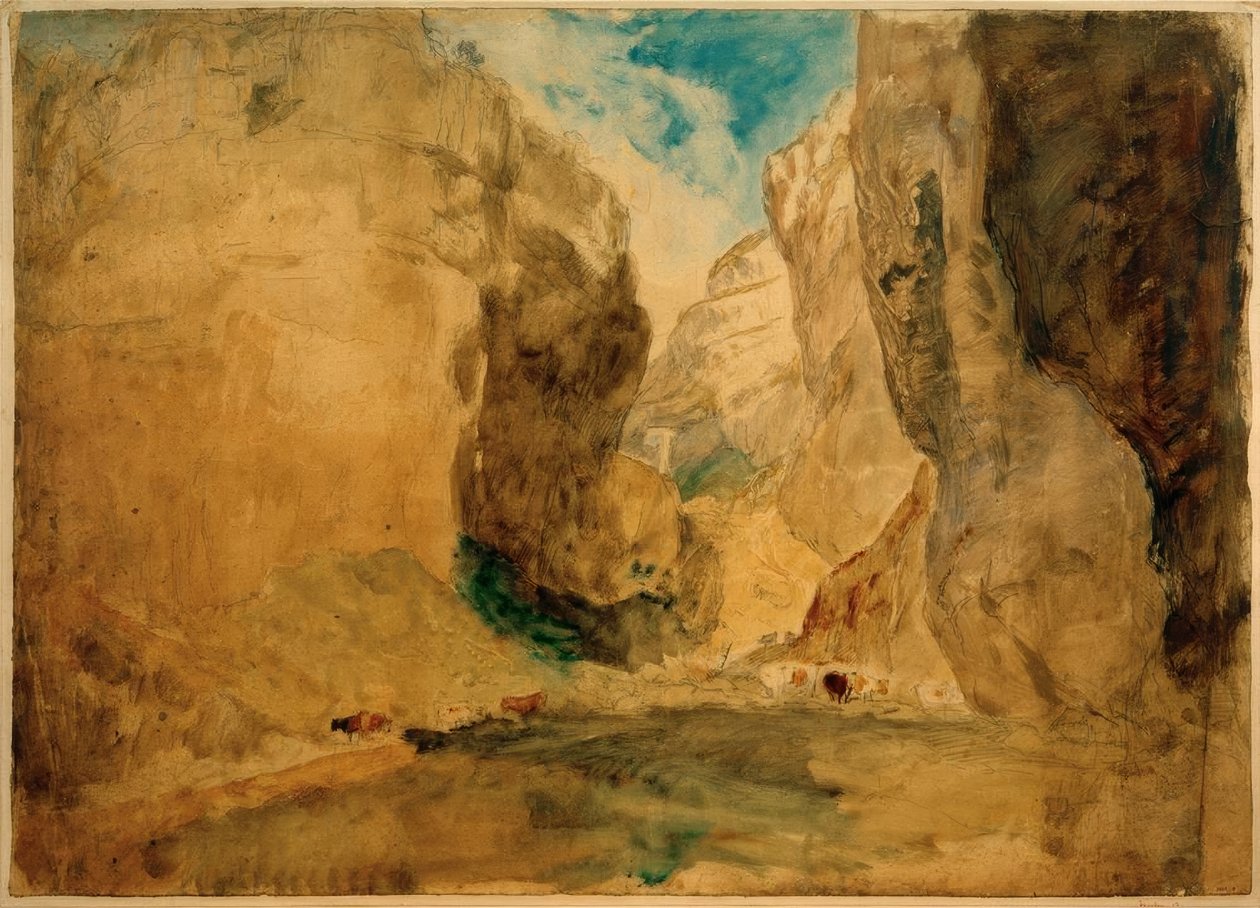 Gordale Scar od Joseph Mallord William Turner
