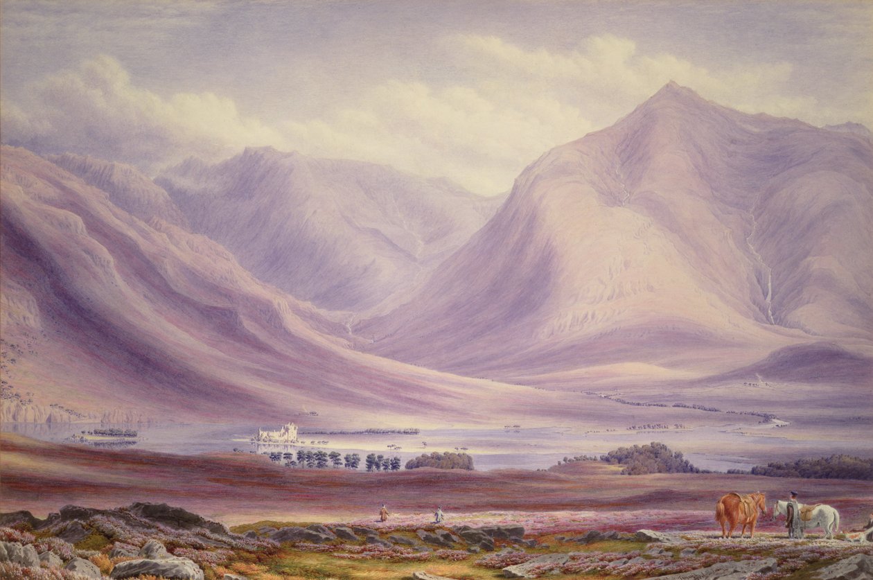 Střelba tetřevů na Moor poblíž Dalmally od Joseph Mallord William Turner