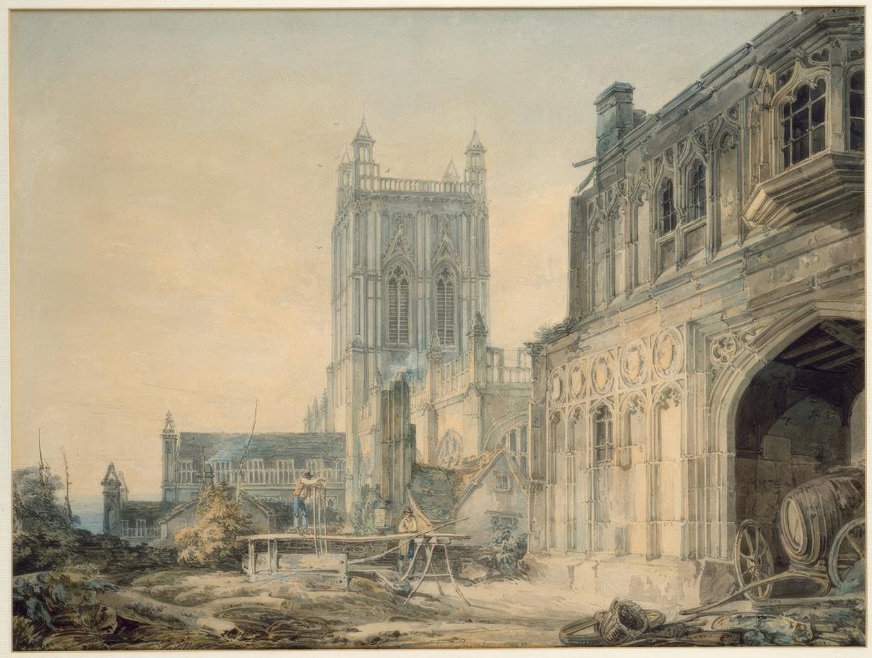 Malvern Abbey, Worcestershire od Joseph Mallord William Turner