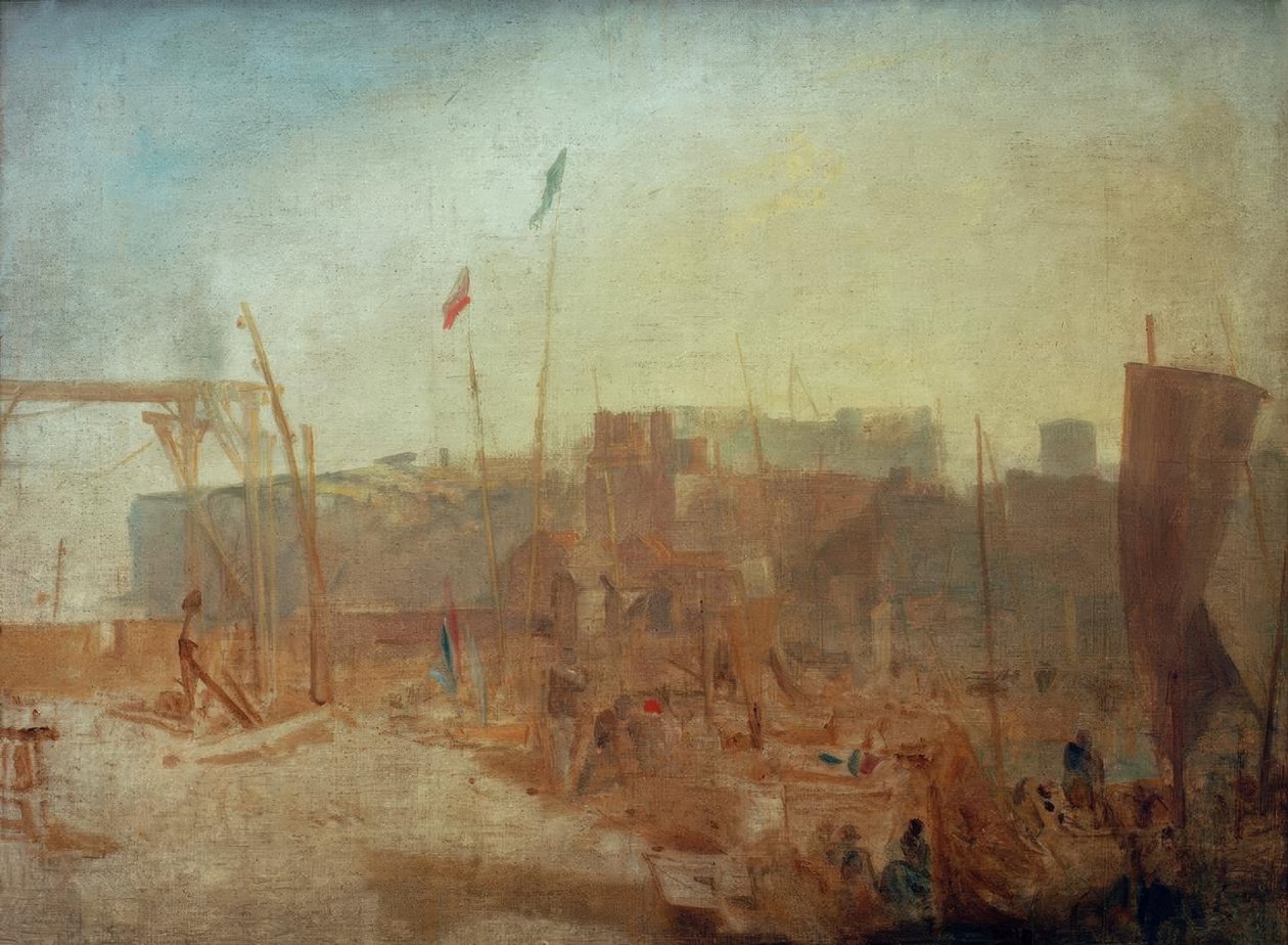 Margate, zapadající slunce od Joseph Mallord William Turner